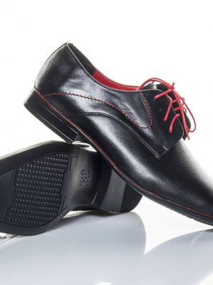 panska spolecenska obuv peccini go 097 black red 38-49 3